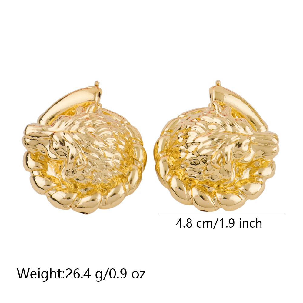 أقراط ذهبية اللون للنساء لحفلا - مراجعة Women Accessories Dubai وسعره