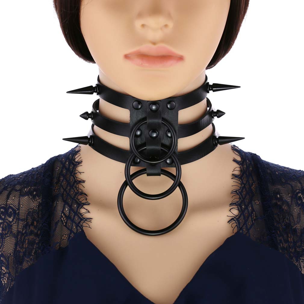 موضة النساء الرجال السود برشام - مراجعة Women'S Emo Accessories وسعره